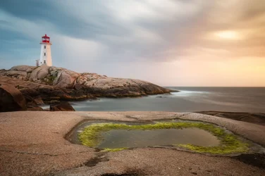 Coastal Lighthouse Sunset