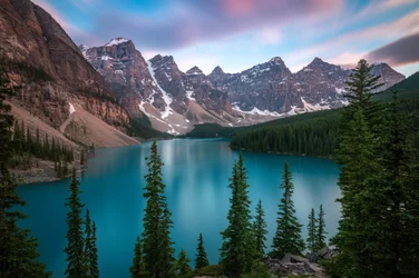 Turquoise Mountain Lake