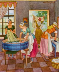 Washerwoman and Platter