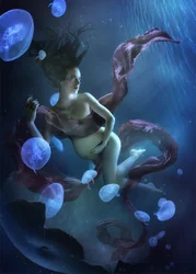 Ethereal Underwater Motherhood