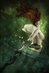 Ethereal Woman Breaking