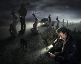 Surreal Clover Night
