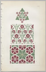 The art of decorative design: with an appendix, giving the hours of the day at which flowers open, published by Day & Son, London, 1862