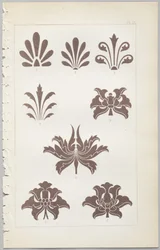 The art of decorative design: with an appendix, giving the hours of the day at which flowers open, published by Day & Son, London, 1862