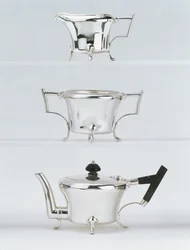 Three-piece tea service
