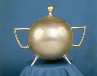 Two Handled Bowl with Hinged Cover