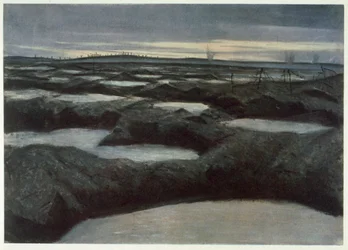 After a Push, from British Artists at the Front, Continuation of The Western Front, 1918