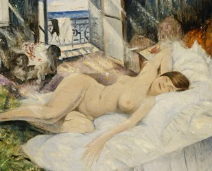 Nude on a Bed, South of France