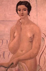 Girl with Lipstick, c.1925
