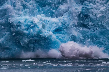 Powerful Glacier Calving