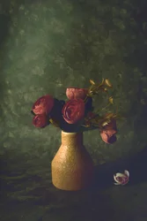 Dark Floral Still Life