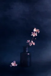 Moody Floral Vase