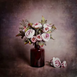 Pink Floral Still Life