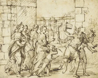 The Lupercalian Festival in Rome: Cupid and Personifications of Fertility Encounter the Luperci Dressed as Dogs and Goats