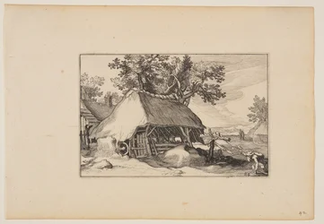 A Barn, from Landscapes (Verscheyden aerdige Lanthuysen...)