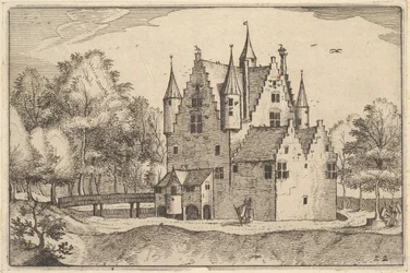 A Castle, Plate 22 from Regiunculae et Villae Aliquot Ducatus Brabantiae, ca. 1610