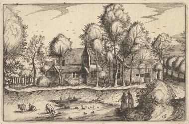 A Pond, plate 18 from Regiunculae et Villae Aliquot Ducatus Brabantiae
