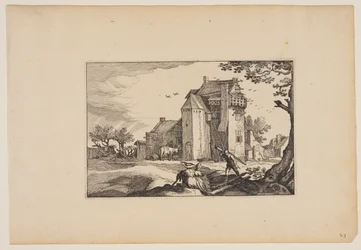 Farmhouse with Dovecotes, from Landscapes