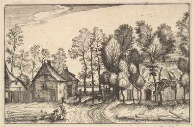 Landscape with Hewed Trees, plate 17 from Regiunculae et Villae Aliquot Ducatus Brabantiae