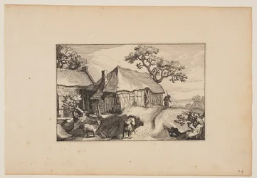 Path Along a Barn, from Landscapes
