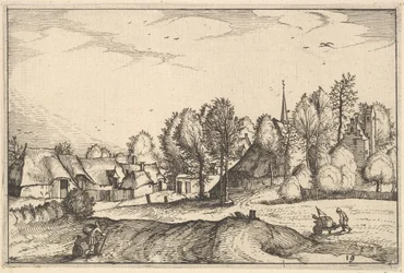 Road into a Village, plate 19 from Regiunculae et Villae Aliquot Ducatus Brabantiae