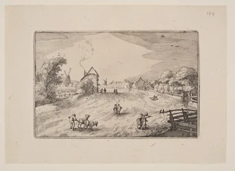 The Road Toward Leiden, from Views in the Surroundings of Haarlem