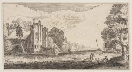 Country House with Two Hexagonal Towers, from Landscapes