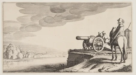 Watch-Tower on a River, from Landscapes (Pleasant Landscapes)