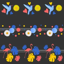Birds, Flowers, Spots and Stripes