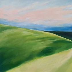 Green Hills Pastel Sky