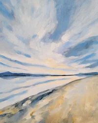 Serene Coastal Horizon