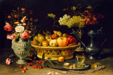 Still Life of Fruit and Flowers, 1608-1621