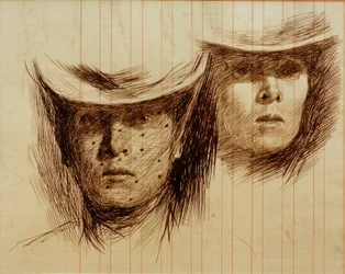 Elisabeth(?) and Clara Siewert