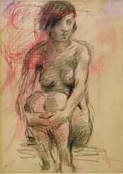 Seated Female Nude