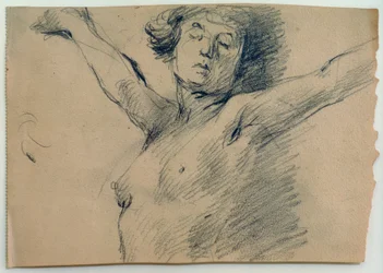 Female Nude, Half Figure