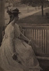 On the Porch Julia Hall McCune