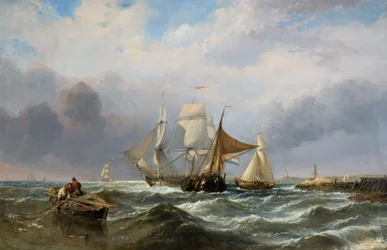 Vessels off the Dutch Coast