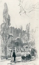 In Kensington Gardens - Stage One, c1920