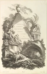 Frontispiece for the Tomb of Boyle, Locke, and Sydenham