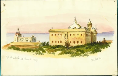 Light House and Convent, Carmel (1873)