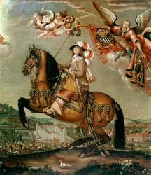 Equestrian Portrait of Alberte Barbe d