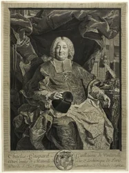 Portrait of Charles-Gaspard-Guillaume de Vintimille, Archbishop of Paris