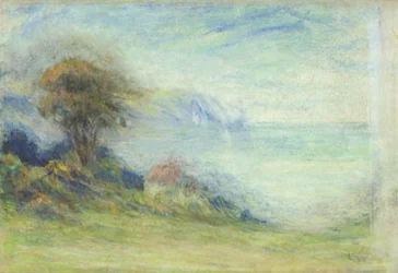 Coastal Landscape at Etretat (?)