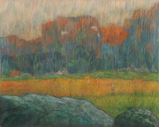 Landscape with Figure and Houses, c. 1891