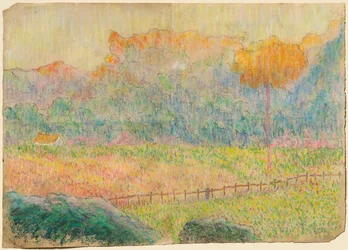 Study for Landscape with Figure and Houses