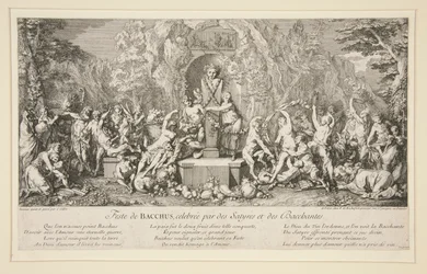Festival of Bacchus, celebrated by Satyrs and Bacchantes