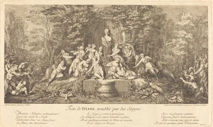 Feast of Diana Disrupted by Satyrs