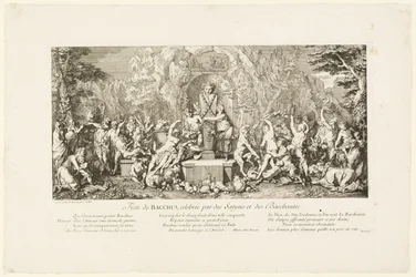 Festival of Bacchus Celebrated by Satyrs and Bacchantes