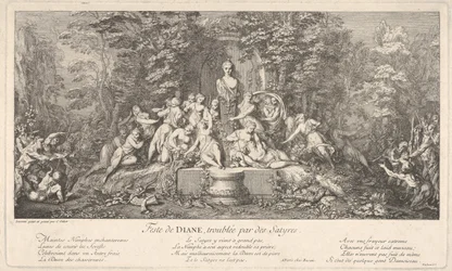 The festival of Diana, interrupted by satyrs, ca. 1786