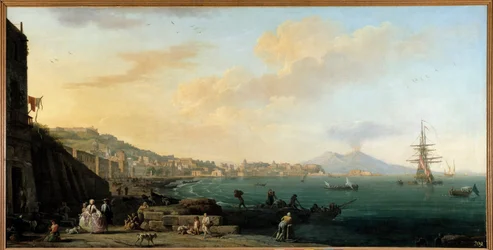 The Bay of Naples with the Vesuve